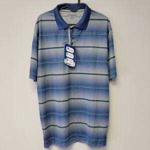 Fourcast Performance polo Golf Shirt Royal Blue M